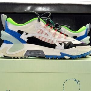 Off White Men's ODSY-2000 White Black Blue Designer Running Shoe - Size 43 - NWT